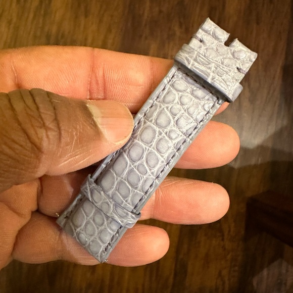 Hadley Roma genuine Alligator leather watch strap (20mm width)_NEW without tags - Picture 5 of 6